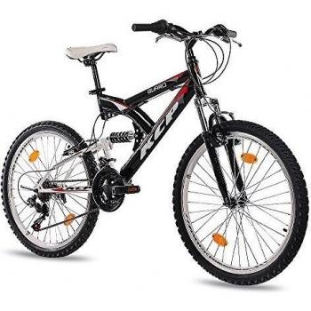 24 KCP MOUNTAIN BIKE Youth Kids Bike PANTHERA 18 speed Shimano white black -