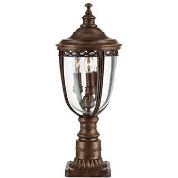 Baliza inglesa bolardo de bronce medio IP44 E14