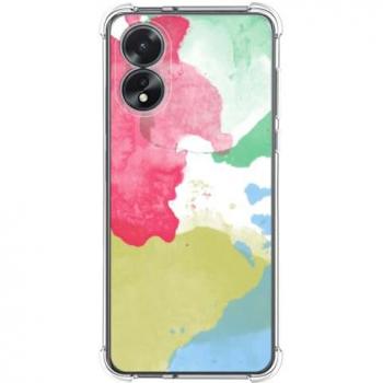 Funda de Silicona Antigolpes para Oppo A38 4G Diseño Acuarela 02