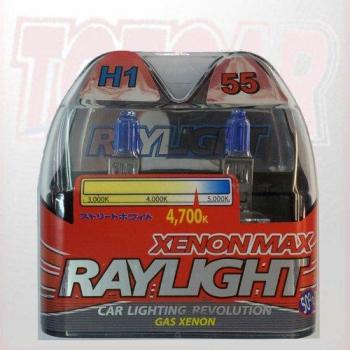 Juego de 2 Lamparas Raylight Xenon Max 55w : lampara Raylight Xenon Max H1