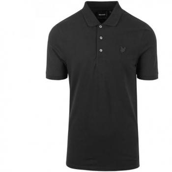 Lyle and Scott Men's Tonal Eagle Polo Shirt - Gunmetal - Size Small