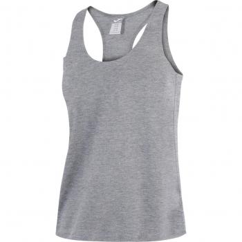 Camiseta tirantes mujer gris melange