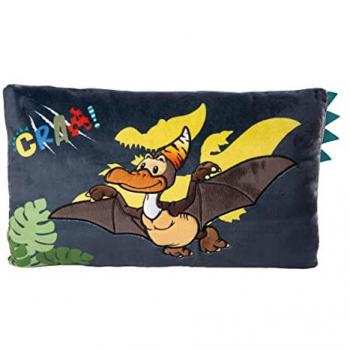 Cojín Rectangular Dinosaurio Orny 43x25 cm Color Verde y Azul NICI