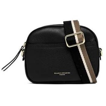 Gianni Chiarini Nina Hammered Leather Mini Crossbody Bag in Black for Women