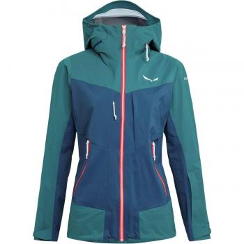 SALEWA Antelao PTX 3L W Jkt Chaqueta, Mujer, Teal 1/8960, 40/34