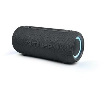 Altavoz Portátil Bluetooth Muse M-785BT 30W Resistente a Salpicaduras con Luces, Manos Libres, USB-C y Puerto USB de Reproducción