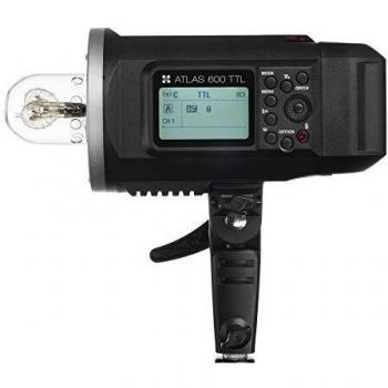 Lámpara de estudio Quadralite Atlas 600 TTL - Flash inalámbrico de 600Ws con montaje Bowens