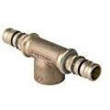 Geberit Mepla T-Stück 20x1/2x20 mm con rosca hembra, bronce rojo, IG