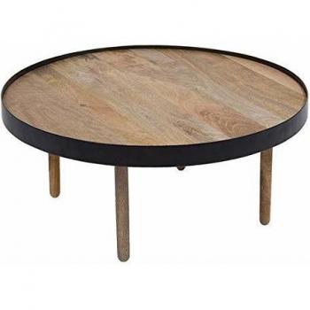 BigBuy Home Mesa, Madera, Talla única