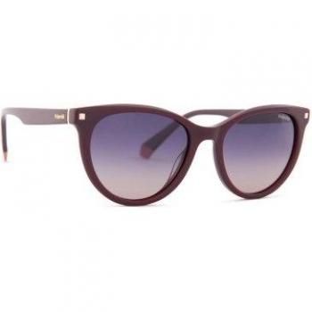 Polaroid PLD 4111/S/X B3V XW 53 Cat-Eye Sunglasses Purple Gradient Polarized, Purple female, Sizes: 53 MM