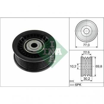 Polea de deflexión/guía para correa v-ribbed INA 532 1075 10