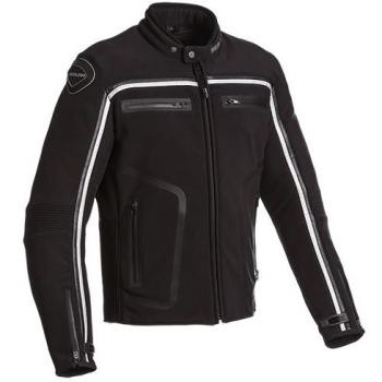 Segura – Chaqueta Square Noir-Argent, Blouson Square Noir-Argent, Noir/Blanc / Argent, 3XL