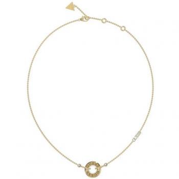 Guess JUBN03110JWYGT-U Collar de Acero con Circonita para Mujer