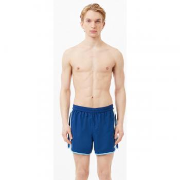 Bañador bóxer de hombre Lacoste Stripe Colorblock azul marino - XL