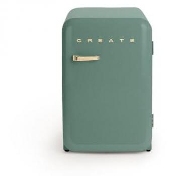 Frigorífico Retro Multicolor 107L - Estilo Vintage - Bajo Consumo con Botellero y Regulador de Temperatura