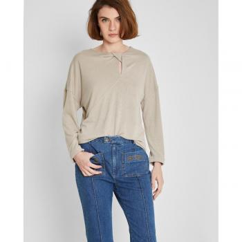 Jersey de mujer con cut out de manga larga