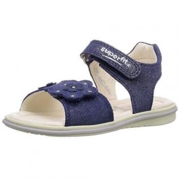 Superfit ENNI - sandalias abiertas de piel niña, color azul, talla 28