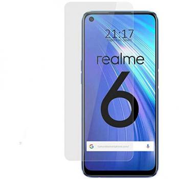 Protector de Pantalla de Cristal Templado para Realme 6 - Vidrio resistente a impactos, alta transparencia, fácil instalación, compatible con el tacto y anti-huellas