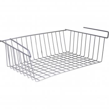 MSV MS421 - Cesta de ordenación, acero, 38 x 26 x 14 cm, color blanco