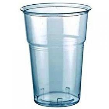 Bicchieri Reutilizables de Poliestireno Transparente 250ml - Pack de 25 Piezas
