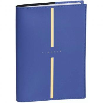 Agenda Anual Quo Vadis 16 Meses S/V 15x21cm Plan Note 21 Billy Azul Lavanda