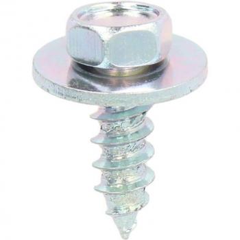 Fijación ROMIX ROM 45168, Tornillo de 10 piezas, alta resistencia, acero inoxidable, rosca métrica, cabeza plana