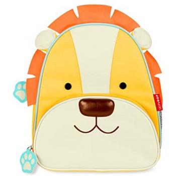 Skip Hop Mochila León - Mochila infantil, diseño de león, fabricada en materiales duraderos, compartimento principal espacioso, correas ajustables y acolchadas, fácil de limpiar, ideal para niños pequeños