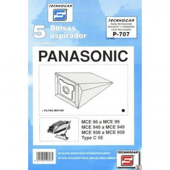 Tecnhogar - Caja 5 Bol. Asp.Panasonic Mce-96-97