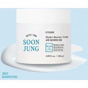 Etude House SoonJung Hydro Barrier Cream 130ml - Moisturizing and Soothing Formula