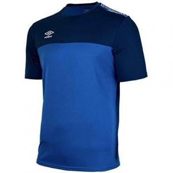 UMBRO Ness Training Jersey Camiseta De Entrenamiento, Hombre, Gris y Fucsia, 2/3XL