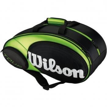 Wilson Padel Tour - Raquetero , color negro / lima, talla NS