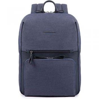 ZAINETTO UOMO PIQUADRO PICCOLO PORTA PC TIROS BLU CA4488W98 219