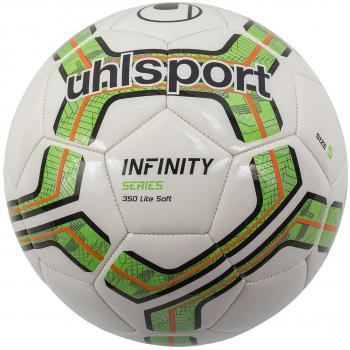 Uhlsport Infinity 350 Lite Soft Balones de Fútbol, Blanco/Verde