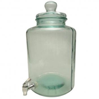 Tarro de Vidrio con Grifo para Almacenamiento de Alimentos - 6 L