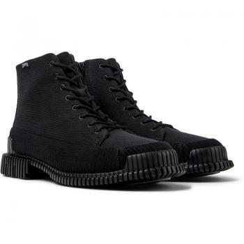 CAMPER Pix TENCEL® Women's Black Ankle Boots - Size 42/11, Cotton Fabric