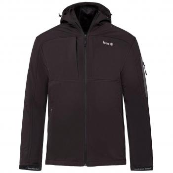 Izas Berry Chaqueta Softshell, Hombre, Negro, S