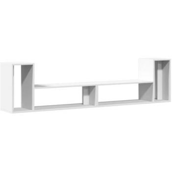 Muebles para TV 2 uds madera de ingeniería blanco 100x30x50 cm