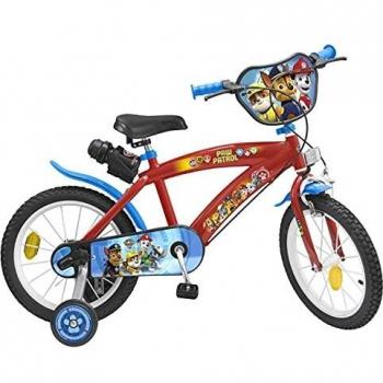 PIK and Roll Bici 16 LA PATROUILLA Canina Rojo 5-8 Anos