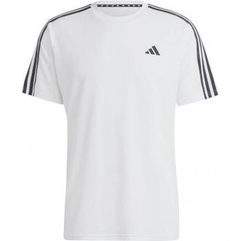 adidas Essentials Train 3-Stripes Training Camiseta De Manga Corta Hombres - Blanco, Negro