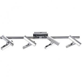 Plafón LED Funcional Rico de 8 Luces con Cabezas Orientables y Luz Cálida de 16W