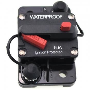 Disyuntor de 12 V CC de T Tocas, para coches, barcos, motos y estéreos, fusible en línea