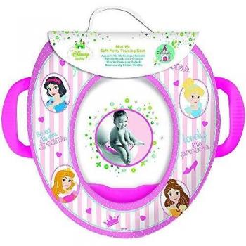 Disney Princess Asiento Acolchado de retrete con asas