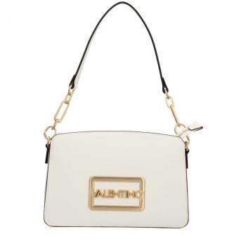 Valentino by Mario Valentino White Polyethylene Handbag, Female, Size: ONE SIZE, White Shoulder Bag with Removable Strap