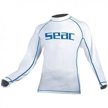 Seac Sunguard Long - Camiseta, infantil, color blanco, talla XL
