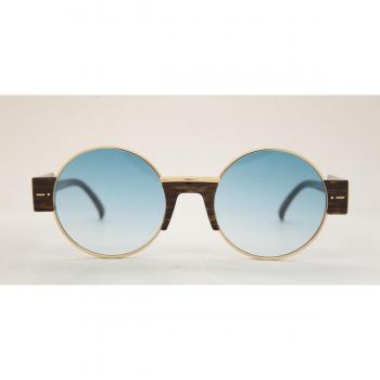 Italia Independent II 0815 BGM.120 Men's Gold Sunglasses 51mm