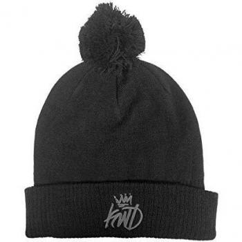 Kings Will Dream Inglewood - Gorro de punto con volante, color negro Negro Negro