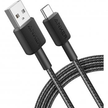 Cable USB-C Anker 322 1.8m Negro