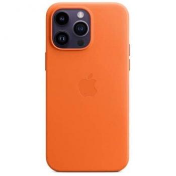 Apple iPhone 14 Pro Max Leather Case with MagSafe - Orange