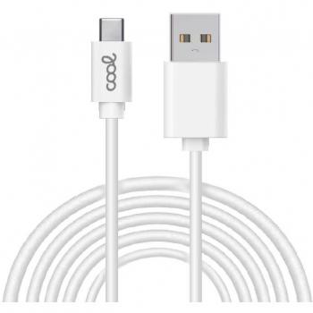 Cool Cable Universal USB 2.0 a USB-C 2.4 Amp 3m Blanco