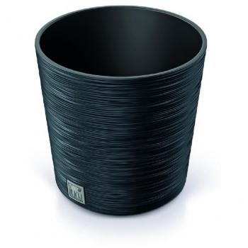 Macetero Escandinavo Prosperplast FURU Azul con Depósito 25x25x24,7cm 7,5L